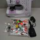 Mini Sewing Machine for Beginners, Portable Electric Sewing Machine with Dual Speed, 12 Built-in Stitches, Foot Pedal, and Accessories Kit for Home DIY Projects & Gift