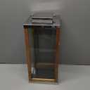 Fink Toledo Glass Lantern, 43 cm,  Candleholder Glass, Brown