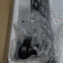 DIKAIDA 4-Light Bathroom Vanity Light, Modern Matte Black Wall Sconce Lighting with Clear Glass Shade, Bathroom Lighting Fixtures Over Mirror,Vintage Wall Mounted Lamps for Mirror Bedroom,Living Room