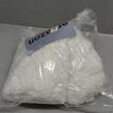 White Bathroom Rug 17x24 - Non-Slip Plush Small Bath Mat, Highly Absorbent & Ultra Soft Fluffy Floor Mat, Machine Washable for Shower and Tub