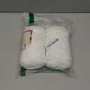 Premium T-Shirt Yarn 400g (2 Balls,200g/75m Each), T Shirt Yarn High Elastic Polyester Fabric for Crocheting Bags/Baskets/Rugs, Home Decor, DIY Crafts(White)