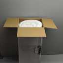 Wedge Headboard Pillow for Bed, King Dorm Headboard Pillow Support for Sitting Up, Reading, Relaxing, Bolster Pillow with Removable Washable Cover, White