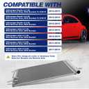 Air Conditioning A/C Condenser Compatible with Volkswagen Beetle Jetta#3889