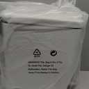 Mbillion 2.6 Gal White Soft Close Slim Bathroom Step Trash Can