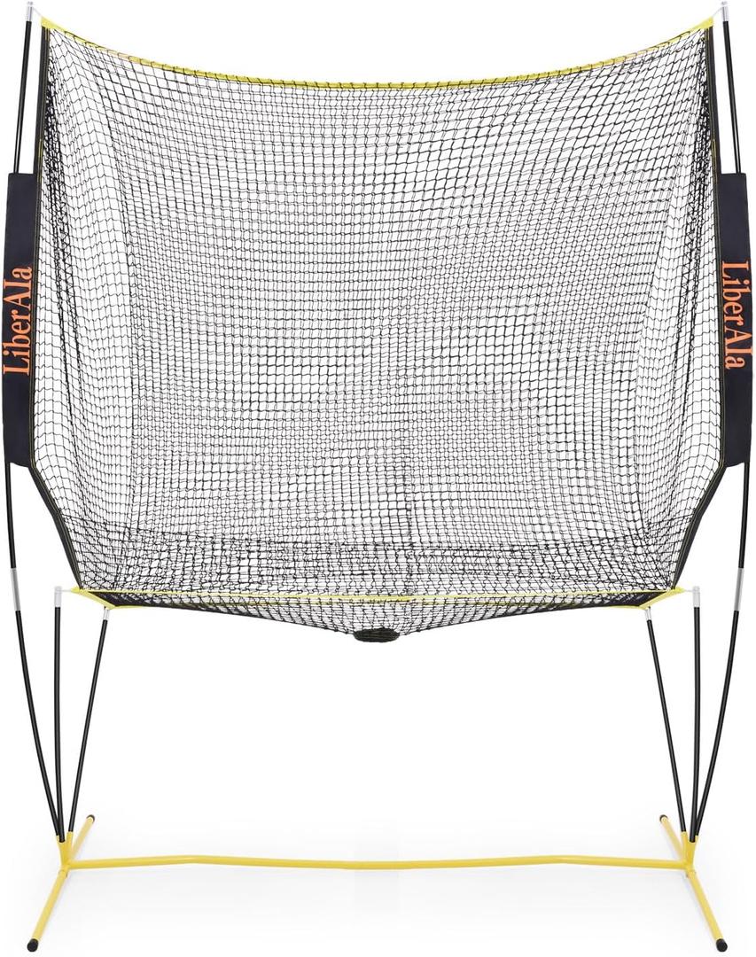 Portable Pickleball Net & Ball Collector Smart Recycling Net for Pickle Ball, Tennis, Baseball Practice Equipment Collapsible Pickleball Trainer for Indoor/Outdoor