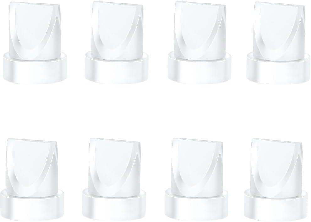 8Pcs Duckbill Valves Compatible with Momcozy M5 Wearable Breast Pump and for Momcozy V1 / V2 Hands Free Pumps, M5/V1/V2 Breast Pump Replacement Accessories