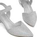 mysoft Women's Kitten Heels Pumps 2 Inch Low Heel Closed Toe Dress Shoes for Wedding Party Office Comfort Fit Medium Wide Width, 8
