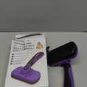 Swihauk Self Cleaning Slicker Brush for Dogs & Cats, Skin Friendly Pet Grooming for Shedding, Deshedding, and Hair Removal - Puppy Brush for Long Haired Pets, Pet Supplies, Purple