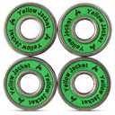 2 x Yellow Jacket Premium Scooter Bearings, Kick Scooter, 608, ABEC 9, Jungle Green (Pack of 4)