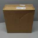 3 Light 12 Inch Semi Flush Mount Close to Ceiling Light Fixture,Off White Fabric Shade Black Finish for Bedroom,Living Room,Dining Room Hallway