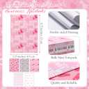 25 Sets Breast Cancer Awareness Gift Sets Pink Ribbon Ballpoint Pens Bulk with Mini Pocket Journal Notepads and Bags for Women Girls Charity Event Breast Cancer Party Supplies Decor