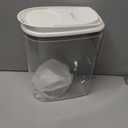 LivLab Cereal Container - 5Lbs Good Grips Airtight Rice Storage Bin Pet Food Dispenser with Lid + Measuring Cup Perfect for Pet Food & Kitchen Pantry Organization (3.5KG)