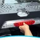 Metal Drill-Free Light Bar Cab Mount,Fit for Magnetic Strobe Light Bar and Magnetic Antenna,Compatible with Ford F150 (2015+), Ford F250 - F550 (2017+) Replace for Ford Accessories