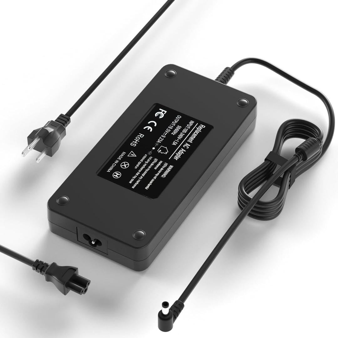 180W Laptop Charger Compatible with MSI Gaming Laptop Charger GF63 GF65 GF75 GS63 GS65 GS66 GF72 GF75 GP60 GS73 GS75 GS60 GS70 GS40 GF62 Compatible with MSI GF63 Thin Charger Power Supply