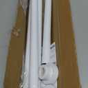 Tension Curtain Rod 30 To 63 Inch White Tension Rods Adjustable Spring Loaded Curtain Rods 7/8" Curtains Rods No Drilling Tension Rods For Windows Bedroom Closet Doorway Door