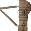 Raprance Rifle Scabbard Gun Bag Rifle Sling Case Tactical Bag Shotgun Hunting Molle Holster (Khaki)