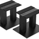 Desktop Speaker Stands 1 Pair for Small/Medium Bookshelf Speakers Steel Studio Monitor Stands,Medium