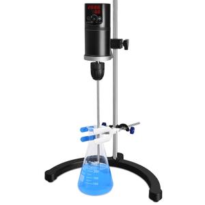 Vevitts Electric Overhead Stirrer LCD Digital Lab Mixer Time and Speed Adjustable Stirring Lab Mixer 100-2000RPM 20L Electric Overhead Mixer