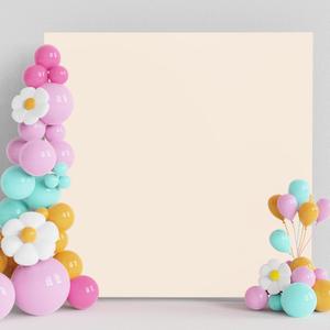 Wokceer Wedding Arch Cover Beige 6.6FT x6.6FT Square Arch Backdrop Covers Spandex Fitted Balloon Arch Covers Stretchy Backdrop for Birthday Party Wedding Ceremony Banquet Decoration