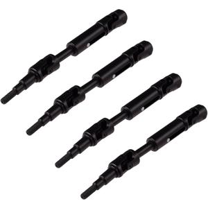 4Pcs Steel CVD Front Rear H14BM Drive Shaft 14410B for 1/14 H14BM Driveshaft Upgrades Part