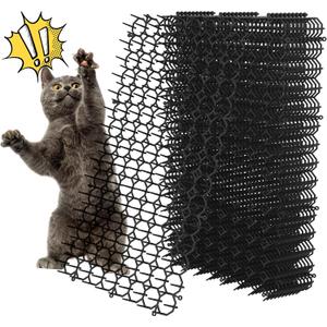 16 x 8 Inch Scat Mat for Cats, 10 Pack Scat Mat with Spikes, Cat Deterrent Outdoor for Dogs - Cat Spike to Keep Other Animals Away from Furniture, Plants (10 Pack)