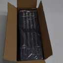 4 Pack Magnetic Spice Storage Rack Organizer for Refrigerator and Oven, Black Fridge Organizers and Storage (4 Pack, Black)