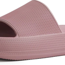 Cloud Slides for Women Pillow Shower Shoes Recovery, 7, Blush 