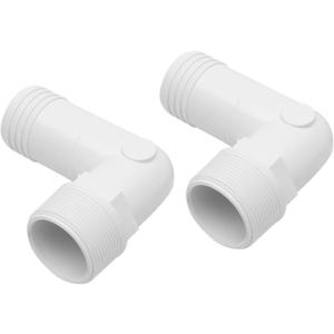 TonGass (2-Pack) 1 1/2" MPT by 90 Degree Barb Elbow Hose Adapter Compatible with Hayward Pool Pumps and Filters Replacement Hayward SPX1105Z4