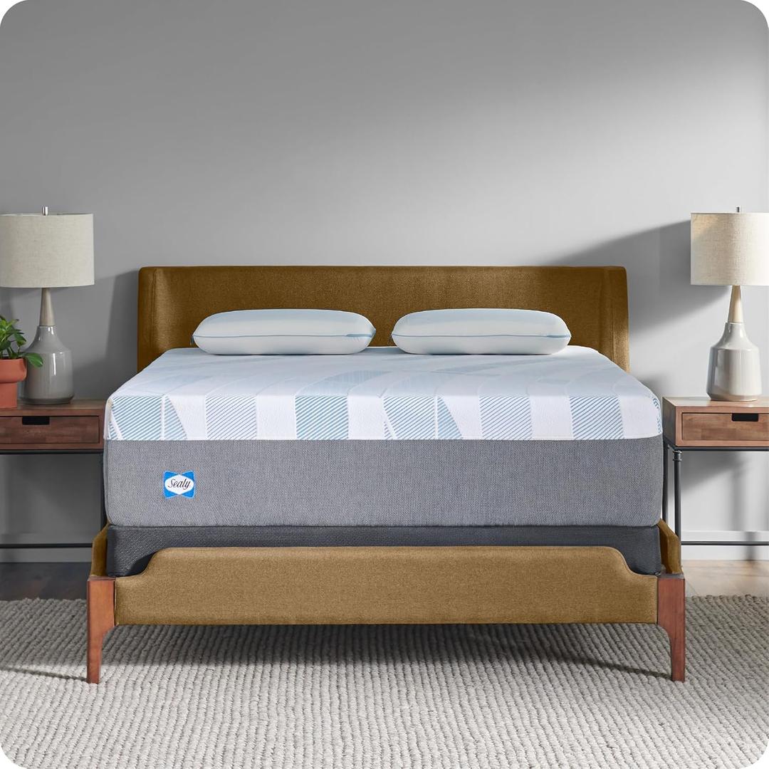 Sealy Dreamlife 14 Foam Mattress-in-a-Box, Queen, SealyComfort Gel Memory Foam, SealySupport Transition Foam, Machine Washable Cover