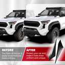 Front Grille Decorative Patch Compatible with 2024 2025 Tacoma Accessories - Custom Fit Front Headlight Grille Decals for 4th Gen Tacoma  Durable ABS, Enhances Truck Style
