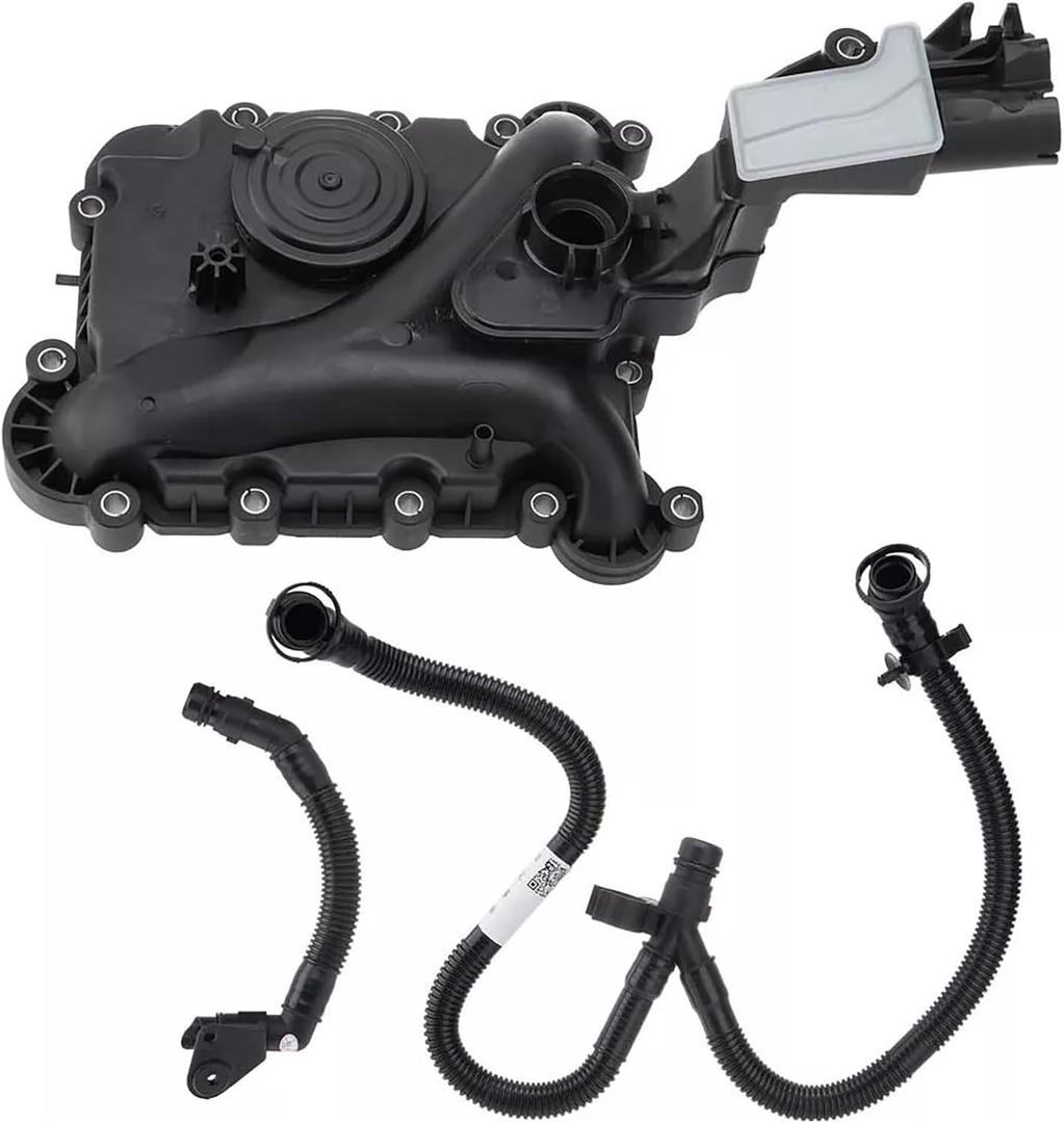Bruce & Shark Engine Crankcase Vent Valve Oil Separator with Hose Tube Replacement Fit for Audi Q5 Q7 A4 A5 A7 3.0TFIS,Replace 06E103547AH 06E103547AC