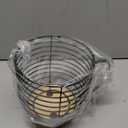 BYTEAIDREX Coffee Pod Holders for Counter - K Cup Holders for Counter - Coffee Pods Storage Organizer - Bar Accessories - Large Capacity Black Wire Kup Storage with Wooden Base.