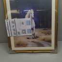 Vintage Gold Ornate Baroque Carved Wood Picture Frame with Mat (Gold, 22x28)