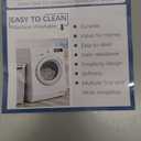 RELEANY Area Rugs 5'x8' Washable Non-Slip, Floral Vintage Distress Print Pattern Medallion Carpet for Living Room Bedroom Dining Room, Beige Navy Blue Orange Colorful