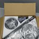 52" Ceiling Fans with Lights, Low Profile Ceiling Fan with Light and Remote/APP Control, Flush Mount Ceiling Fan with 6 Reversible Fan Blades, 3CCT, Dimmable, Quiet Motor for Bedroom Black