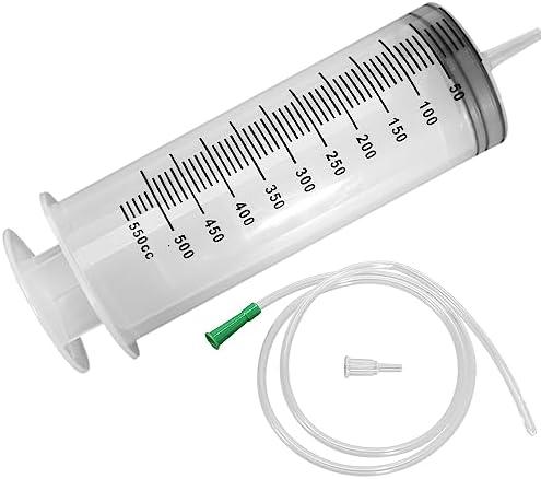 550ml Large Syringe ,Plastic Syringe with 40 Inches Plastic Tubing for Scientific Labs,Liquid,Plant Irrigation,Perfumes,Inks,Feeding Pets 550ml Large Syringe ,Plastic Syringe with 40 Inches Plastic Tubing for Scientific Labs,Liquid,Plant Irrigation,Perfumes,Inks,Feeding Pets