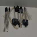 Solar Garden Lights Outdoor Waterproof, 2 Pack 120 LED Solar Firework Lights Decorative Garden Dcor Outside for Flowerbed Pathway Party Christmas Decoration, Warm White