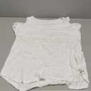 Amoretu Women's Short Sleeve Shirts Cold Shoulder Tops V Neck Blouse Tunic Shirts size M