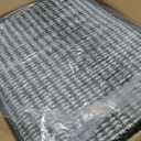 Bedsure 5x7 Faux Wool Area Rugs for Living Room, Machine Washable Carpet, Non-Slip Backing, Pet Friendly Throw Rug for Bedroom Dining Room, Gray