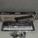 61 Key Keyboard Piano with Built-in Speaker and Microphone, Portable Electronic Digital Piano for Beginners, Perfect Musical Starter Instrument, Ideal Gift for Aspiring Musicians