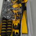 HOXWC Pilates Equipment, Portable Pilates Bar Kit with Resistance Bands, Professional Adjustable Heavy Duty Squat Workout Equipment for Men, Home Gym Muscle Strength Training, Full Body Exercise