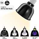 Reptile Light Fixture, 5.5'' Standard Dome for Reptile Basking Bulb Light/Heat Lamp/Ceramic Heat Emitter, 5.5 Inch Light Dome