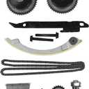 2.4 Ecotec Timing Chain Kit with 2VVT Exhuast Fits for 2011-2017 Equinox 2.4L, for 2012-2017 Regal 2.4L, for 2013-2014 Malibu 2.4L, for 2011-2017 Terrain 2.4L, for 2014 Impala 2.4L L4 9-4201SAVVT1