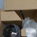 OFFIDIX Watering Can for Indoor Plants,Long Spout Metal Stainless Steel 21 oz/600 ml Watering Can with 14 oz/400ml Glass Plant Mister Spray Bottle for Plant Bonsai, Black Watering Can + Grey Spray Bottle