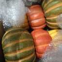 Hoteam 2 Pcs 14" Artificial 3 Tier Stacked Pumpkin Tower Autumn Fall Decor