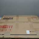 TETOTE 24 x 36 Bathroom LED Mirror Brushed Gold Metal Frame Frontlit & Backlit Anti-Fog Stepless Dimmable 3 Colors White/Warm/Natural Mirror with Lights Wall-Mounted