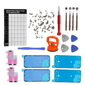 Complete Repair Kits for iPhone 15 Pro Max – Includes Magnetic Screw Mat, Waterproof Seal, Battery Adhesive, Full Screw Set & Professional Screwdriver Set