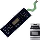 DG34-00020A Range Membrane Switch Touchpad Overlay-Compatible with Samsung Stove/Oven,Replaces AP5623392,PS4240764,NE594R0ABSR,NE59J3420SS,NE59J3420SB, NE59J3421SS,NE595R0ABSR-Touch Panel