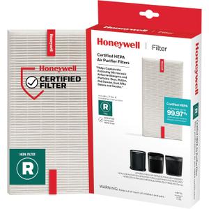 Honeywell HEPA Air Purifier Filter R, 1-Pack for HPA 100/200/300, 3000 and 5000 Series - Airborne Allergen Air Filter Replacement Targets Wildfire/Smoke, Pollen, Pet Dander, and Dust