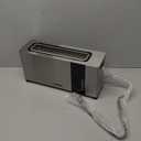 Mueller UltraToast Full Stainless Steel Toaster 2 Slice, Long Extra-Wide Slots with Removable Tray, Cancel/Defrost/Reheat Functions, 6 Browning Levels with LED Display, Housewarming Gifts New Home